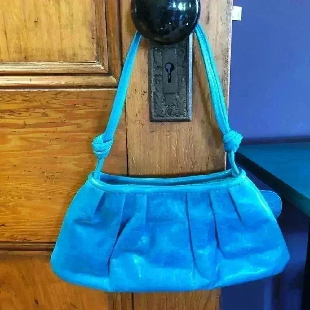 Violette Nozieres Blue Wristlet Bag NEW